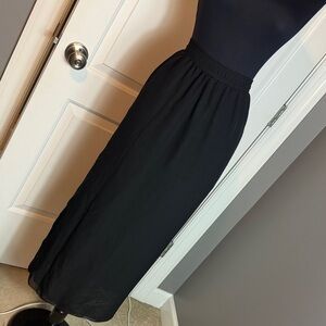 Vintage American Apparel Classic Black Maxi Skirt